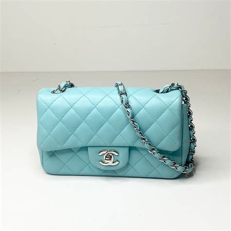 chanel blue bag 2013|tiffany blue Chanel bag.